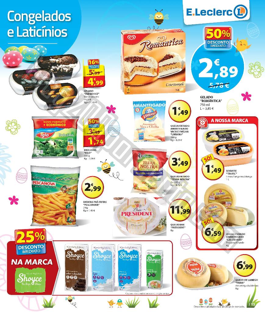 Antevisão Folheto E-LECLERC Páscoa de 24 março 