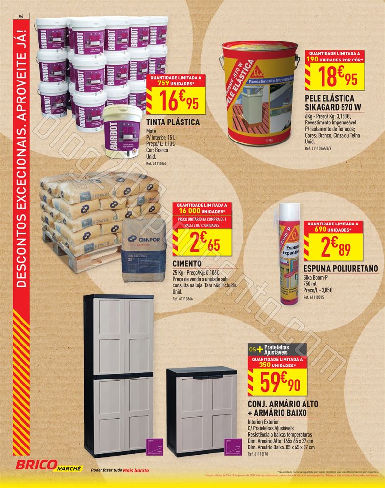 Novo Folheto BRICOMARCHÉ de 10 a 18 janeiro p4.jp