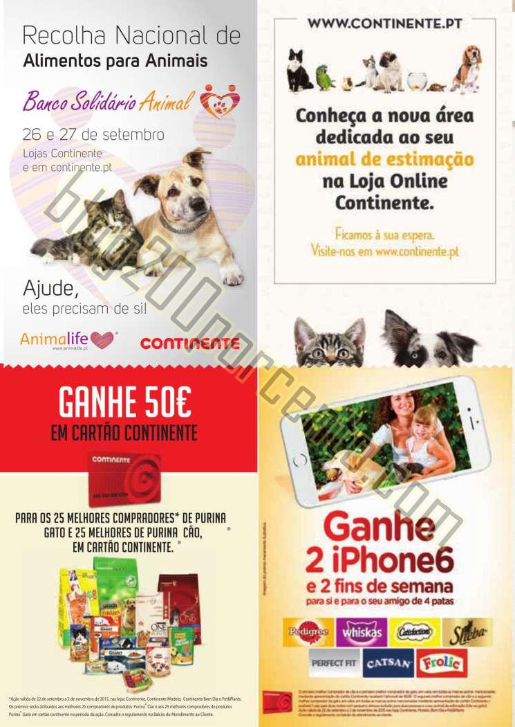 Antevisão Folheto CONTINENTE Feira Animal de 22 s