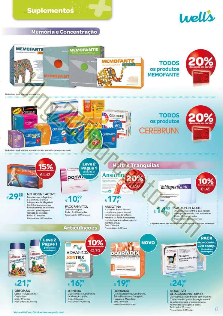 Antevisão Folheto WELLS Outono promoções de 22 