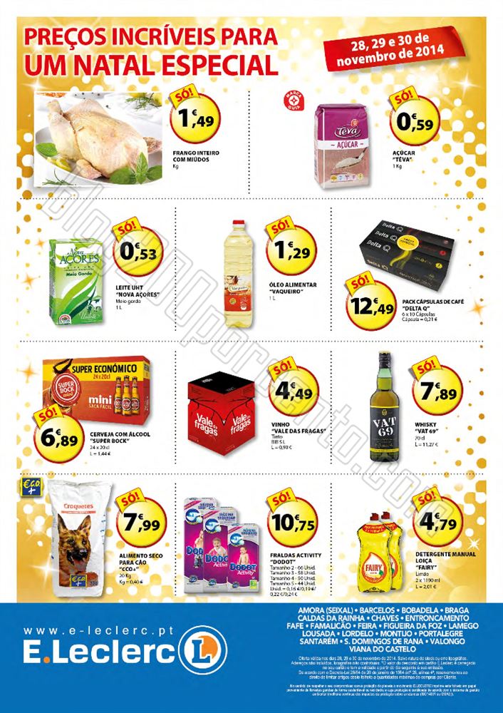 Antevisão Folheto Fim de Semana E-LECLERC de 28 a