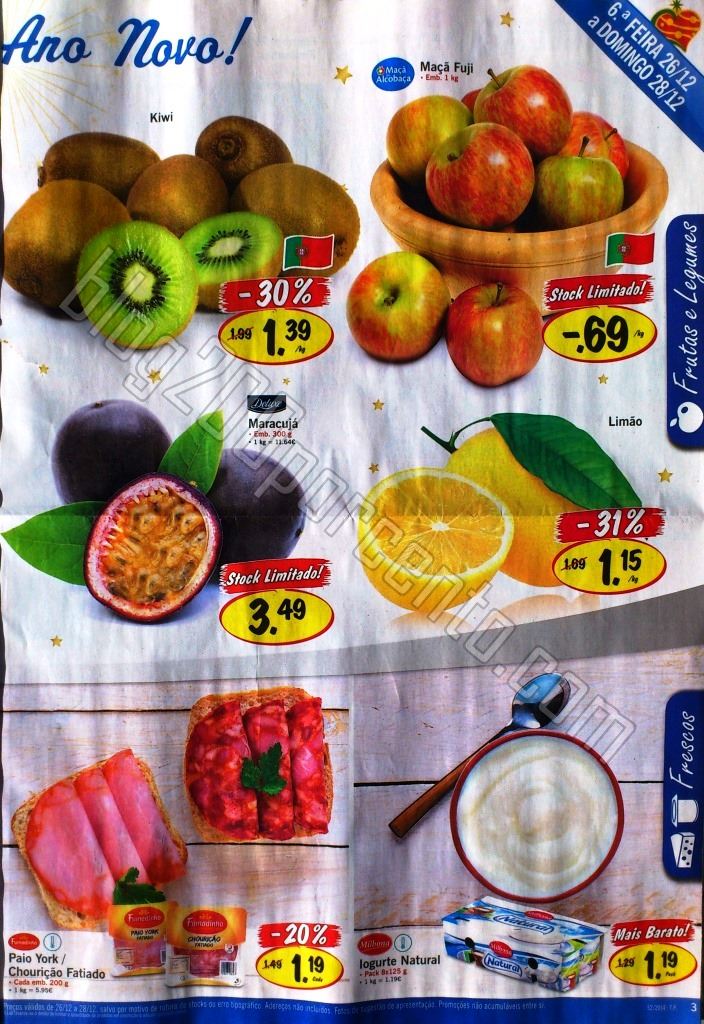 Antevisão Folheto LIDL Feliz Ano Novo de 26 a 31 