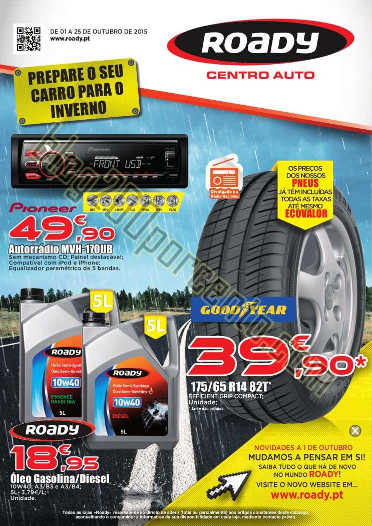 Antevisão Folheto ROADY Promoções de 1 a 25 out