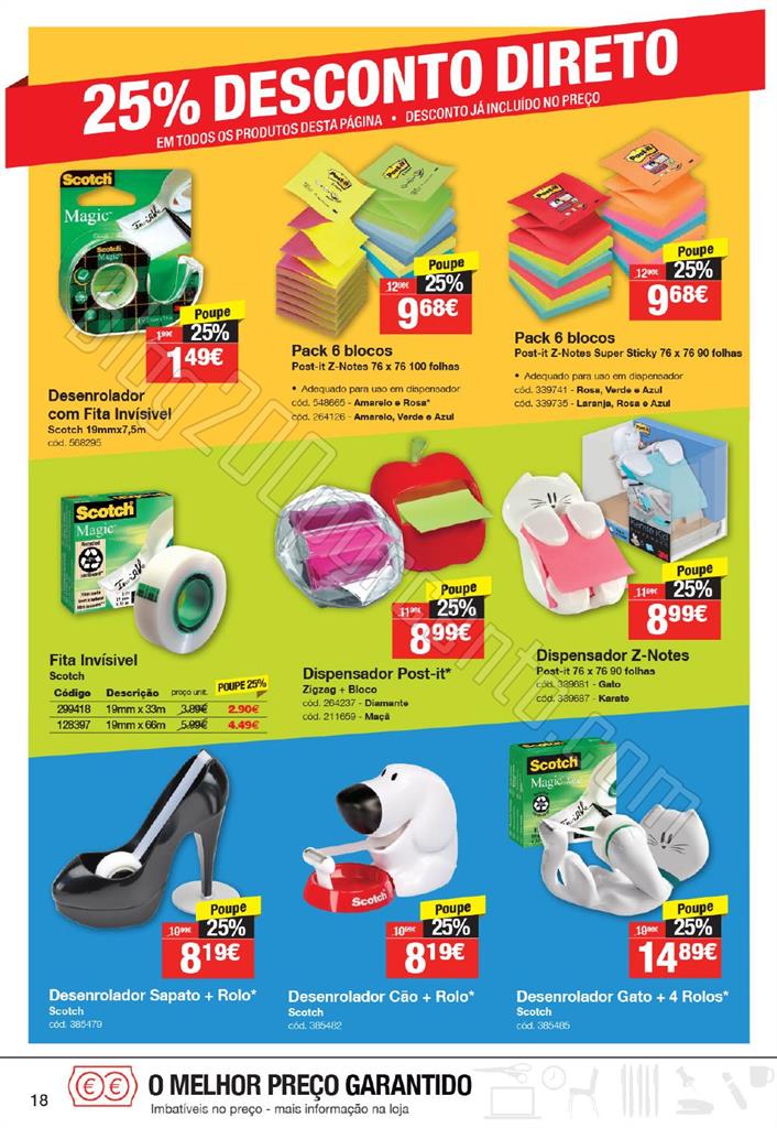 Antevisão Folheto STAPLES promoções de 5 a 17 m