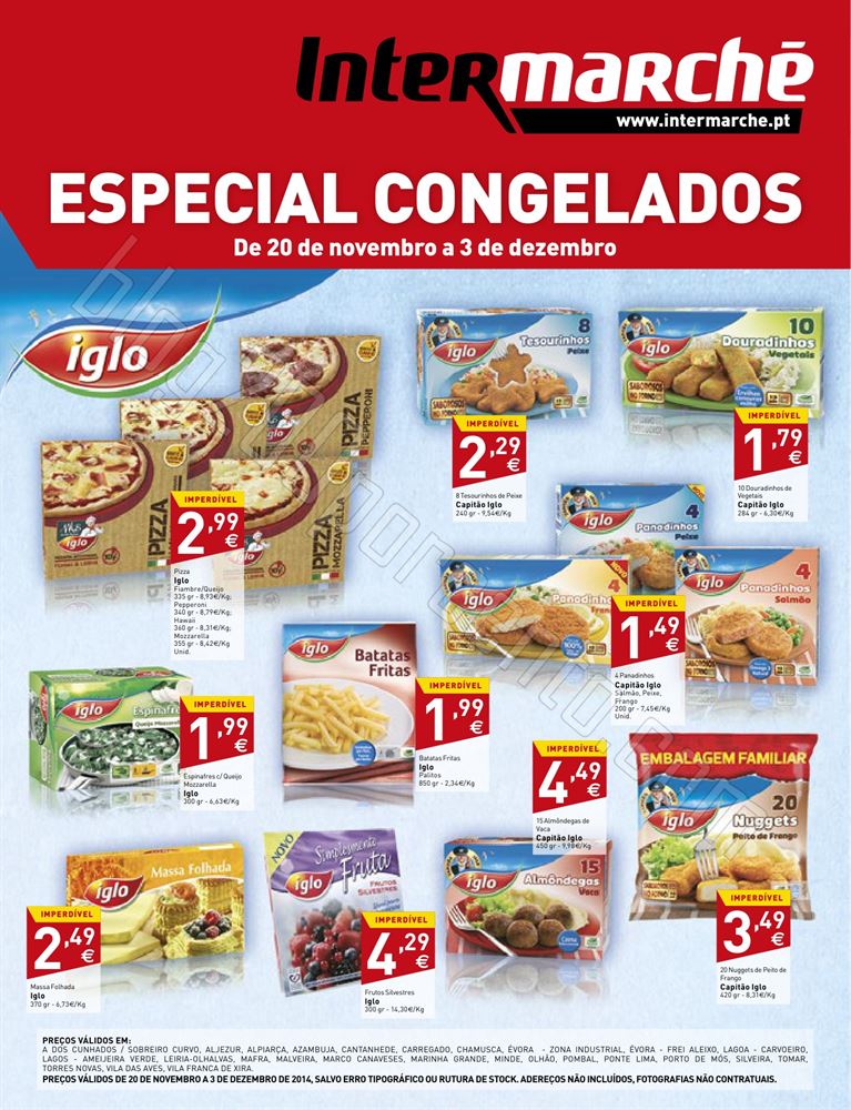 Antevisão Folheto INTERMARCHÉ Congelados de 20 n