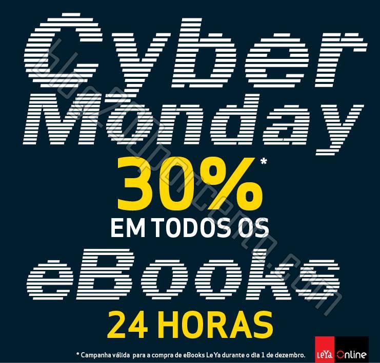 Cyber Monday LEYA 30% em ebooks, só hoje dia 1 de