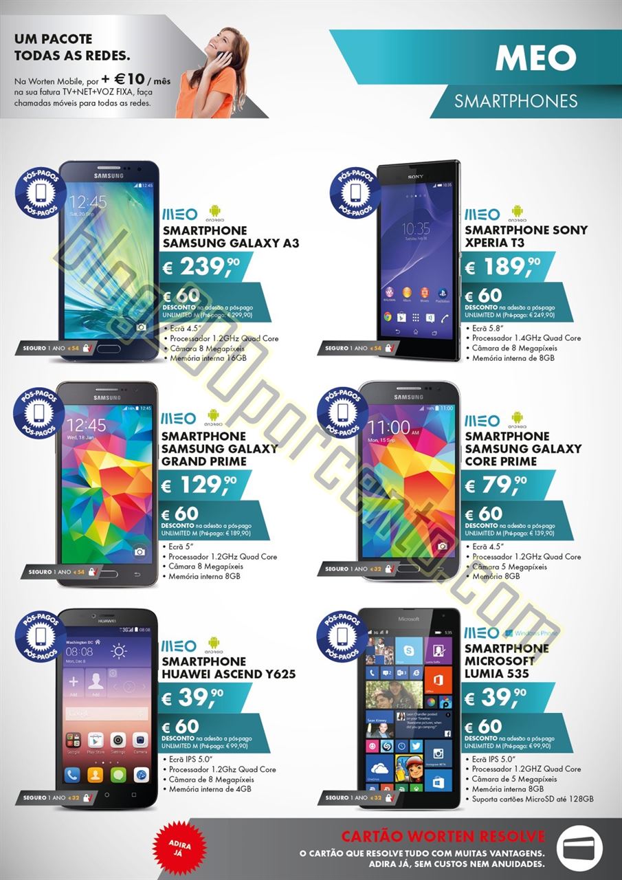 Novo Folheto WORTEN MOBILE de 9 julho a 5 agosto p