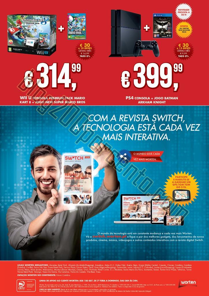 Novo Folheto WORTEN Promoções de 10 a 30  junho 