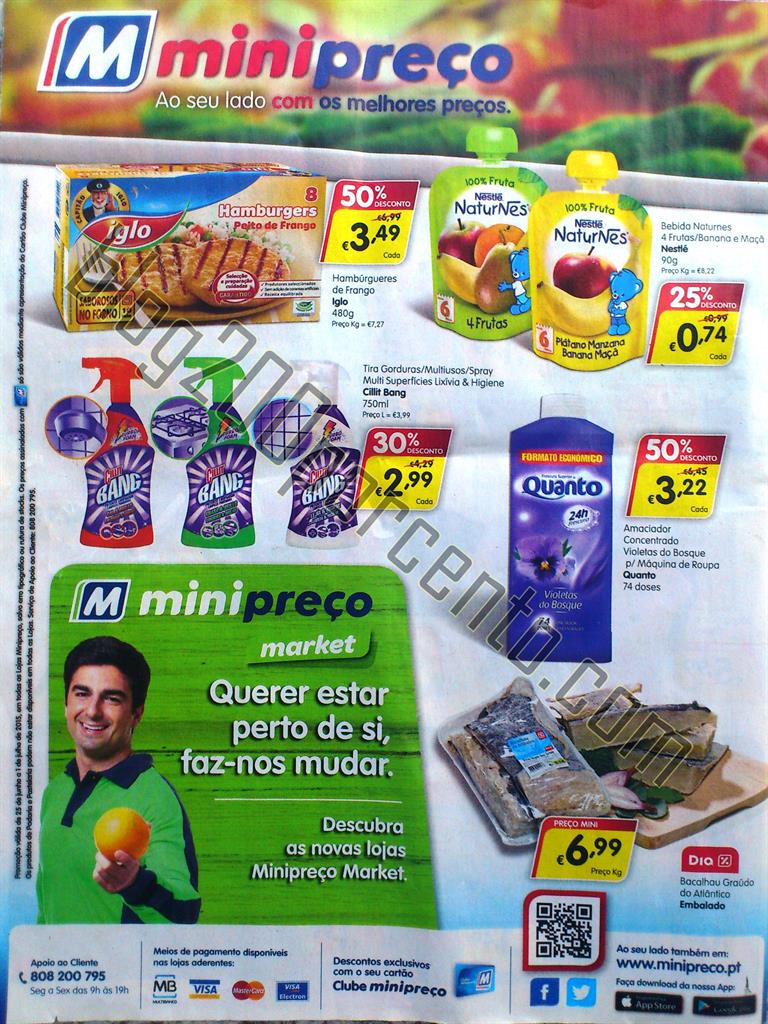 Antevisão Folheto MINIPREÇO Promoções de 25 ju