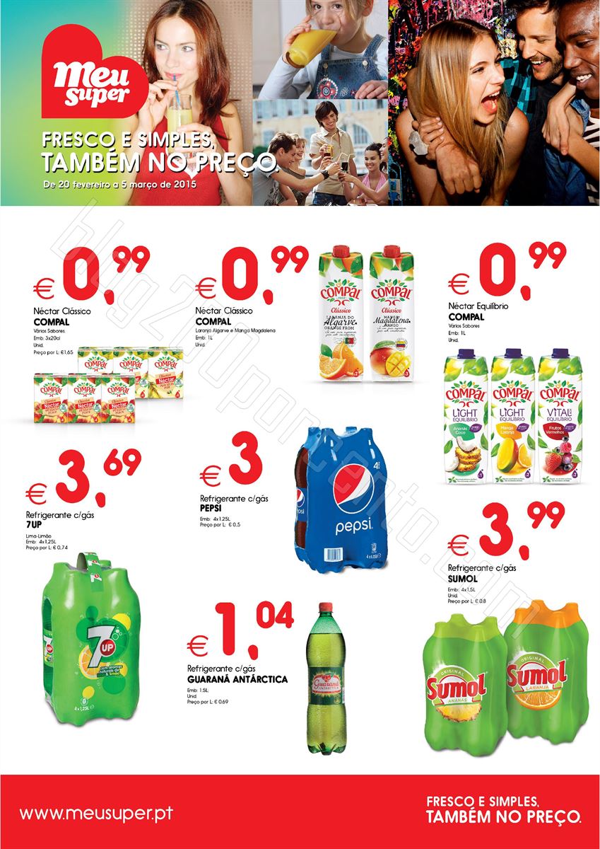 Novo Folheto MEU SUPER de 20 fevereiro a 5 março 