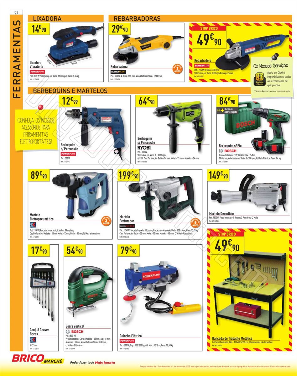 Antevisão Folheto BRICOMARCHÉ de 12 fevereiro a 