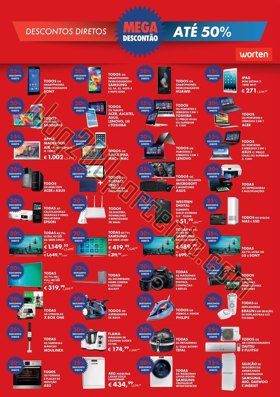 Antevisão Folheto WORTEN Megadescontão fim de se