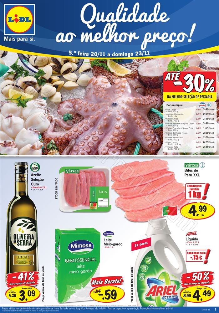 Antevisão Folheto LIDL de 20 a 26 novembro p1.jpg