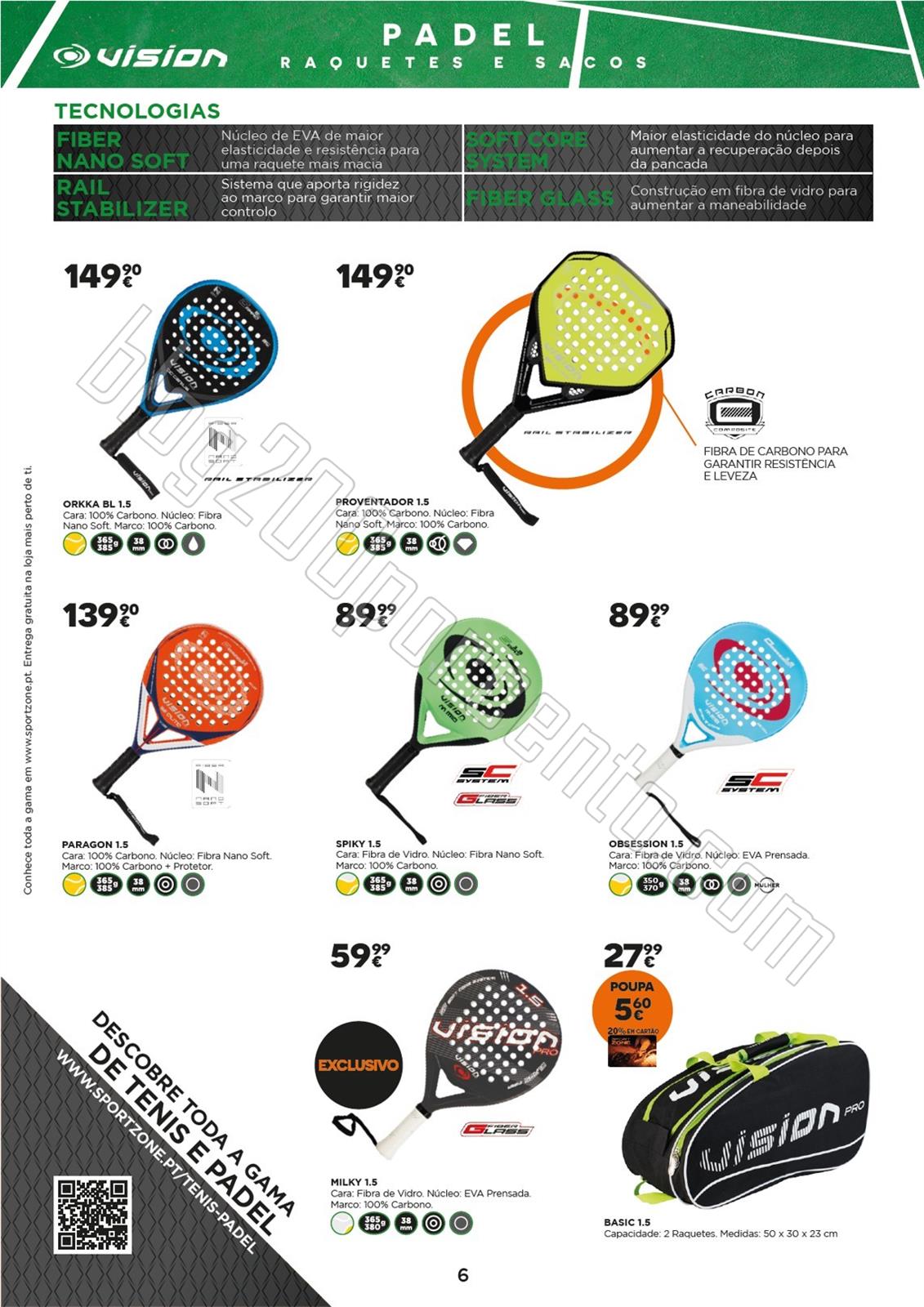 Novo Folheto SPORT ZONE Ténis de 27 abril a 1 jun