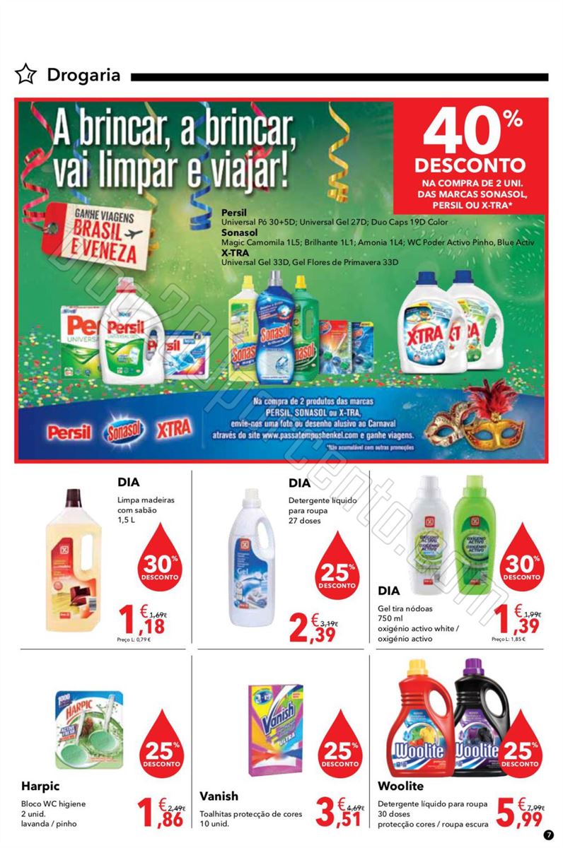 Antevisão Folheto CLAREL promoções de 19 fevere