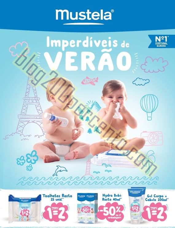 Até 50% de desconto MUSTELA Imperdiveis de verão