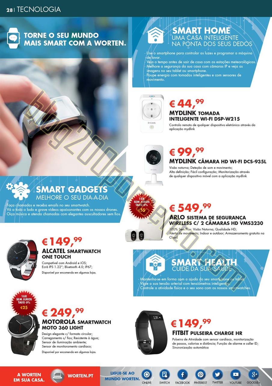 Novo Folheto WORTEN Tecnologia Promoções até 20
