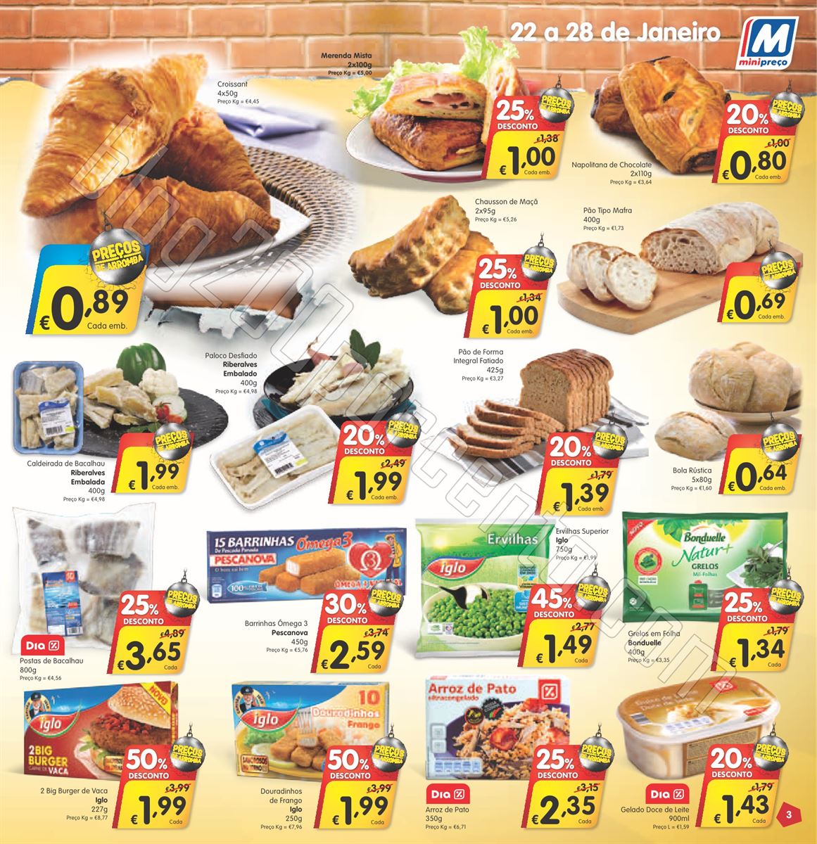 Antevisão Folheto MINIPREÇO de 22 a 28 janeiro D