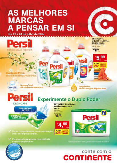 Novo Folheto CONTINENTE de 22 a 28 julho - Melhores Marcas