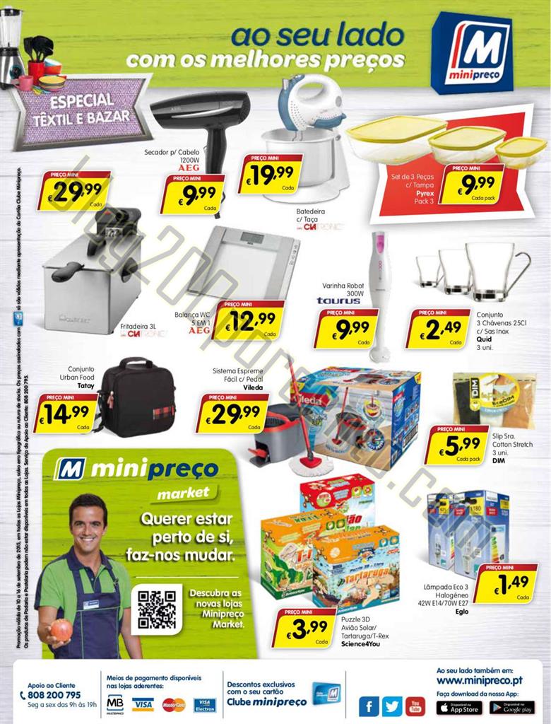 Antevisão Folheto MINIPREÇO Market de 10 a 16 se