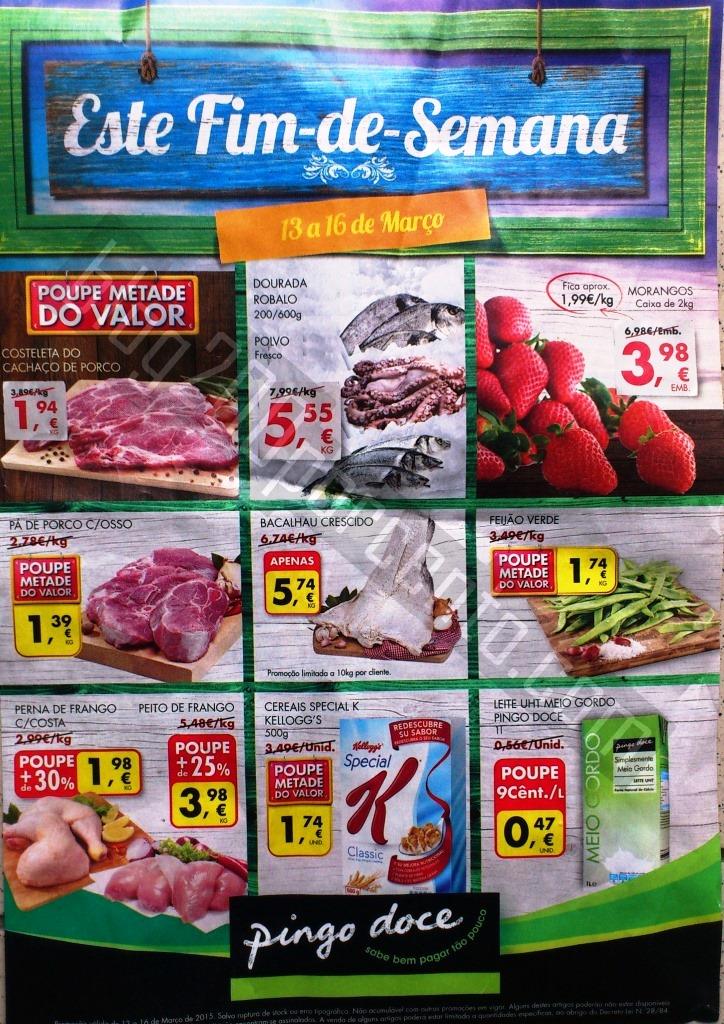 Antevisão Folheto PINGO DOCE Fim de semana de 13 