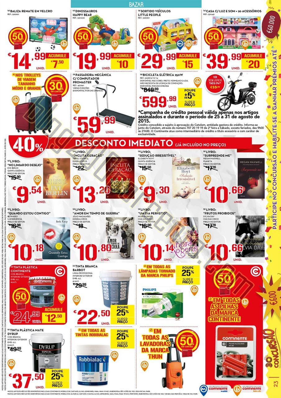 Antevisão Folheto CONTINENTE Promoções de 25 a 