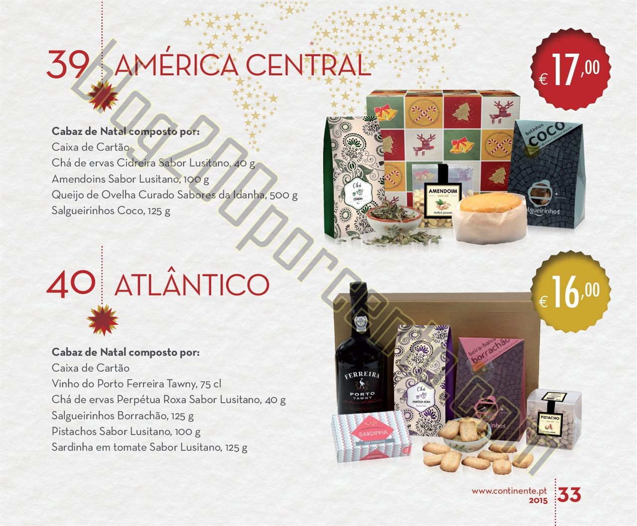 Folheto Natal CONTINENTE Cabazes Natal até 13 dez