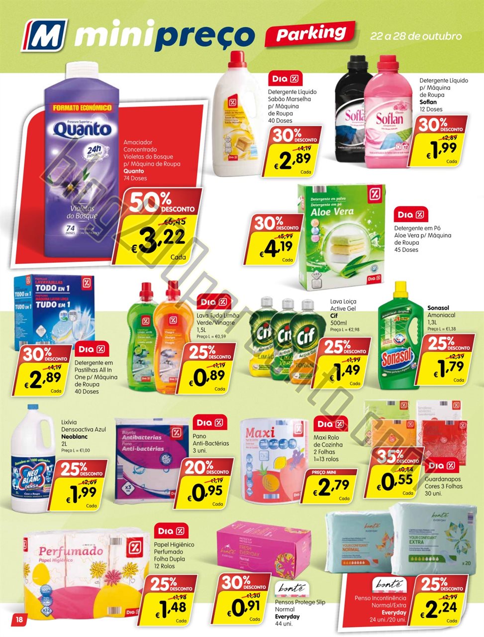 Antevisão Folheto MINIPREÇO Parking de 22 a 28 o