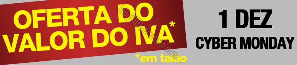 Cyber Monday STAPLES oferta do valor do iva, dia 1