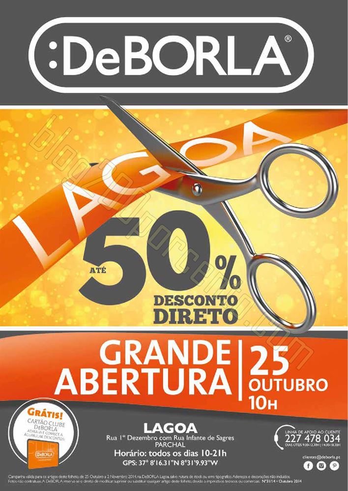 Antevisão Folheto DEBORLA Lagoa de 25 outubro a 2