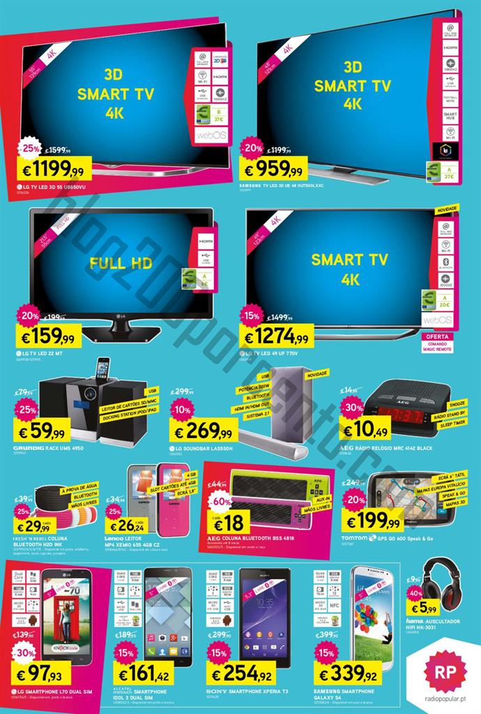 Antevisão Folheto RADIO POPULAR Promoções de 18