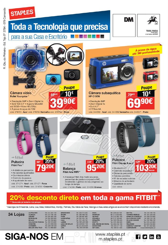 Antevisão folheto STAPLES Mobilidade de 19 a 31 m