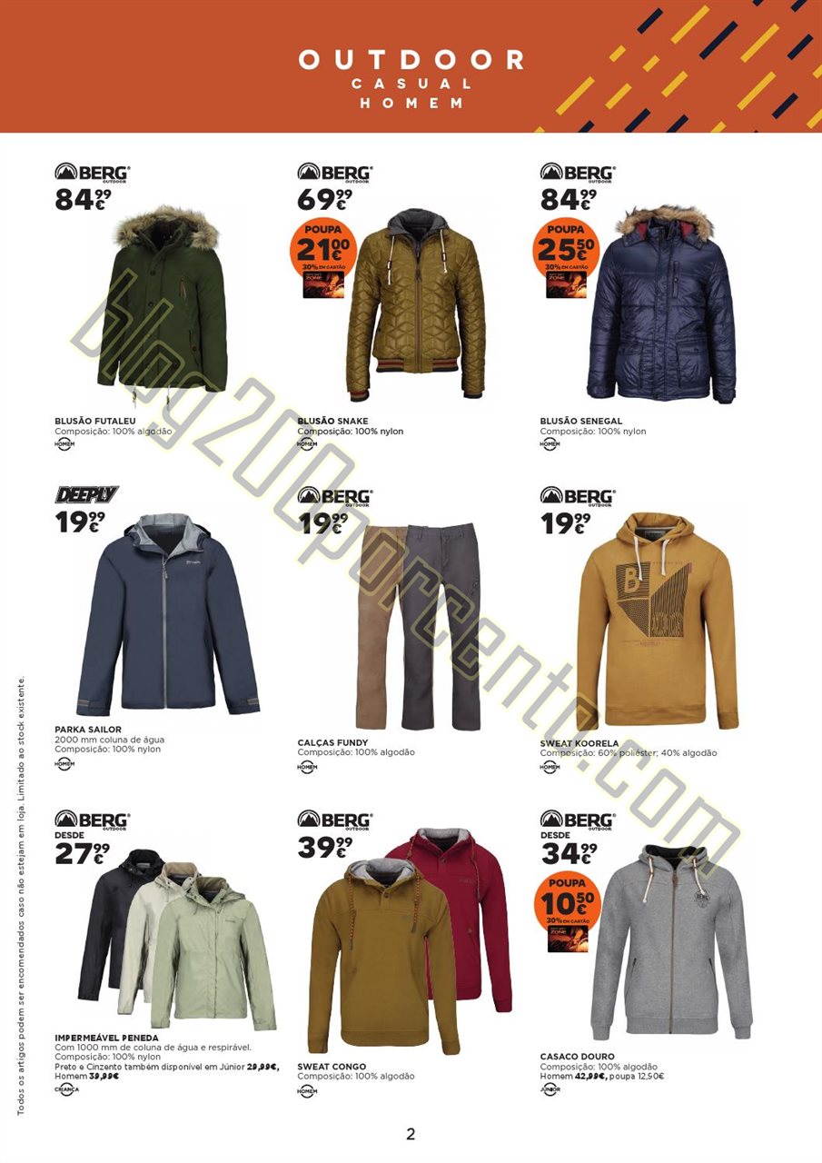 Antevisão Folheto SPORT ZONE promoções de 29 ou