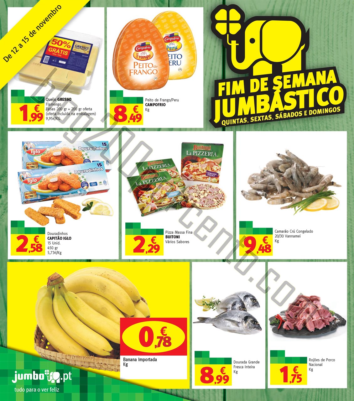 Antevisão Folheto JUMBO Fim de semana de 12 a 15 