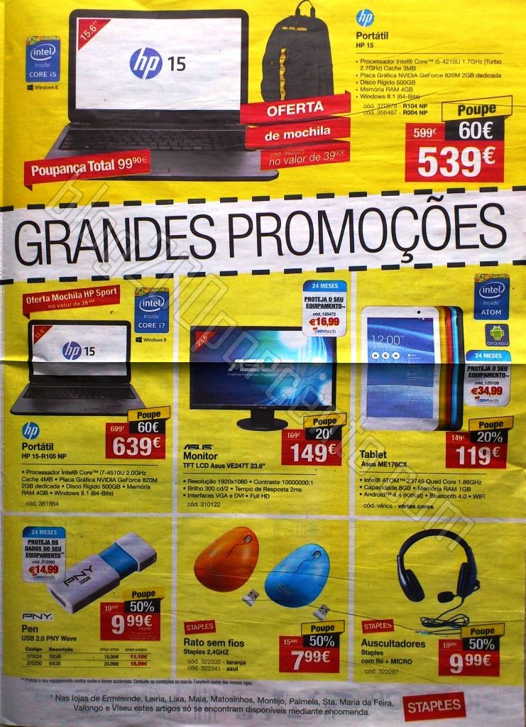 Antevisão Folheto STAPLES Oportunidades de 16 a 2