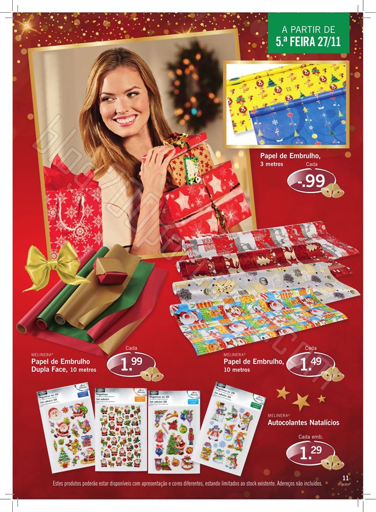Antevisão Folheto LIDL Presentes Natal de 27 nove