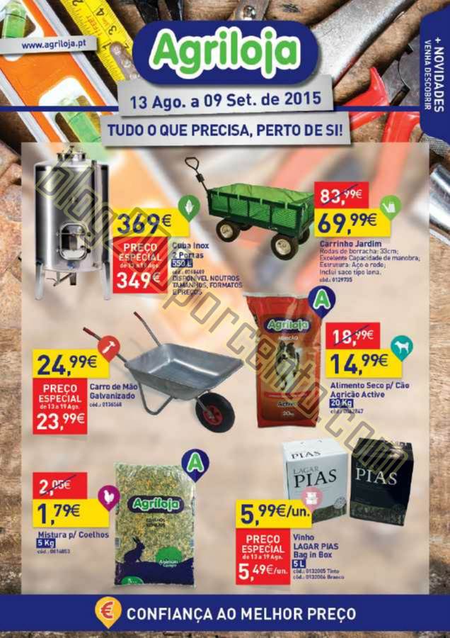 Antevisão Folheto AGRILOJA Promoções de 13 agos