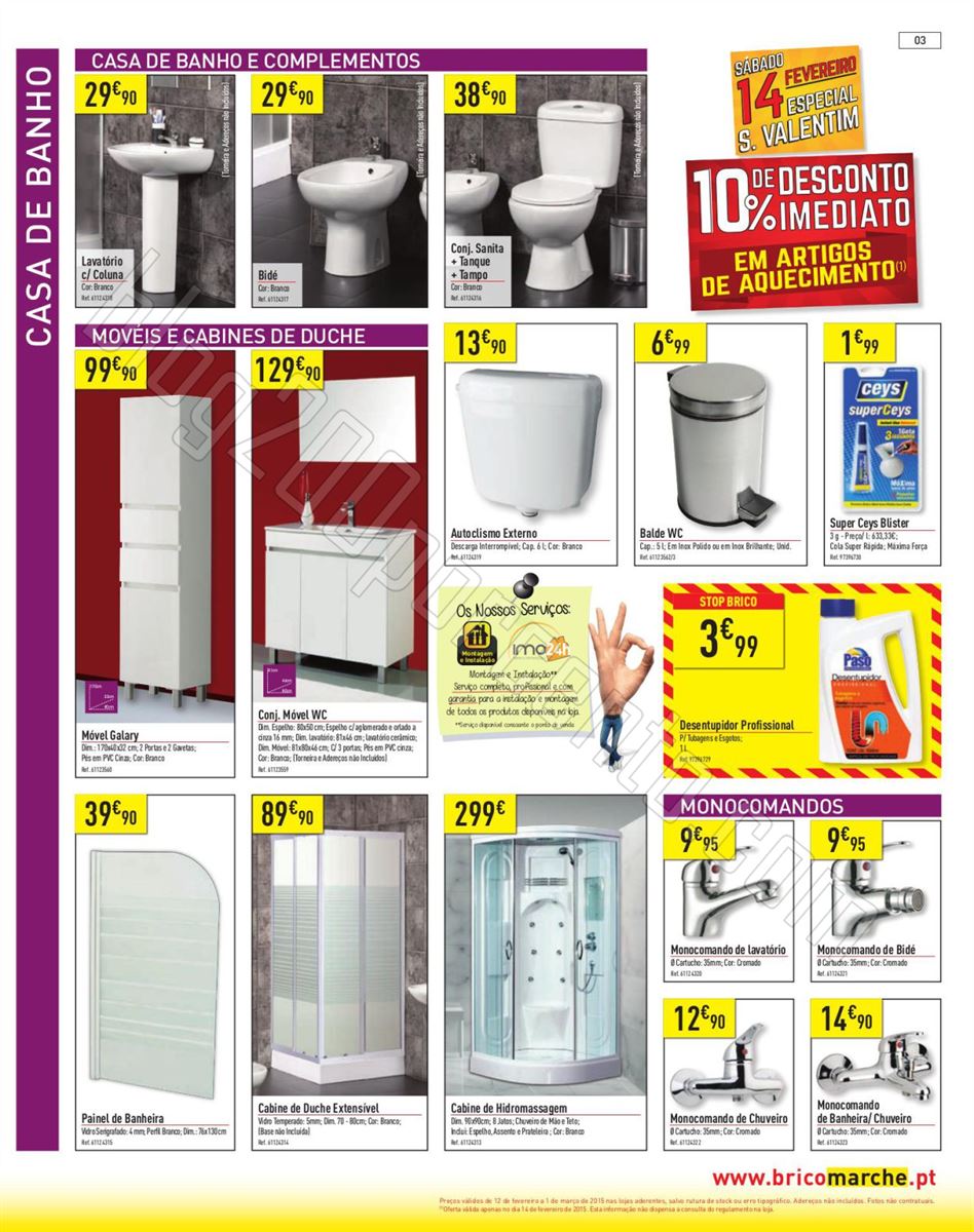 Antevisão Folheto BRICOMARCHÉ de 12 fevereiro a 