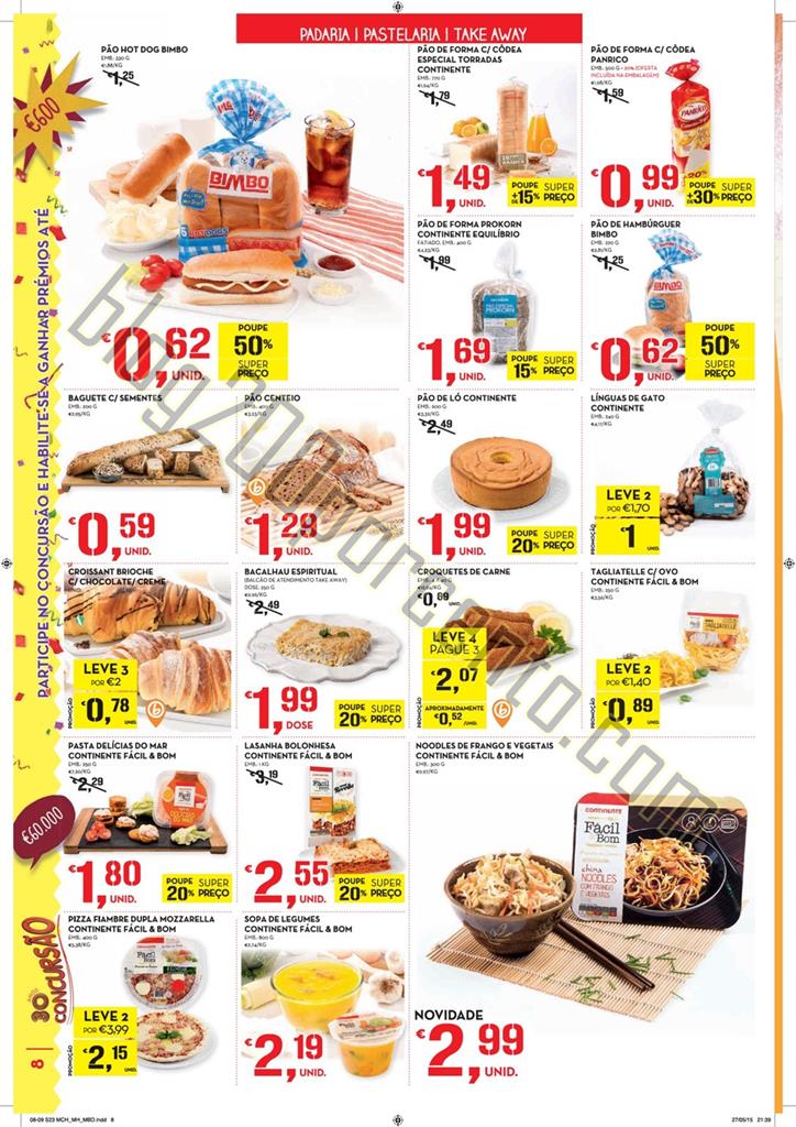 Antevisão Folheto CONTINENTE Promoções de 2 a 8