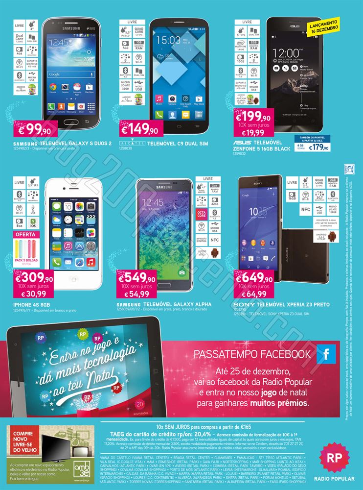 Novo Folheto RADIO POPULAR Natal de 15 a 24 dezemb