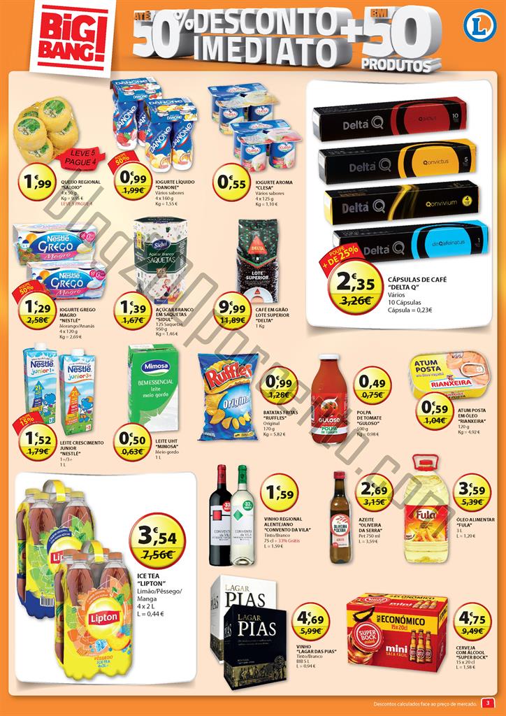 Antevisão Folheto E-LECLERC Big Bang fim de seman