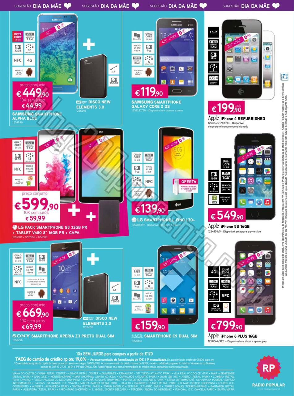 Antevisão Folheto RADIO POPULAR Promoções de 20
