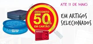 50% de desconto | CONTINENTE | Artigos seleccionados, até 11 maio 