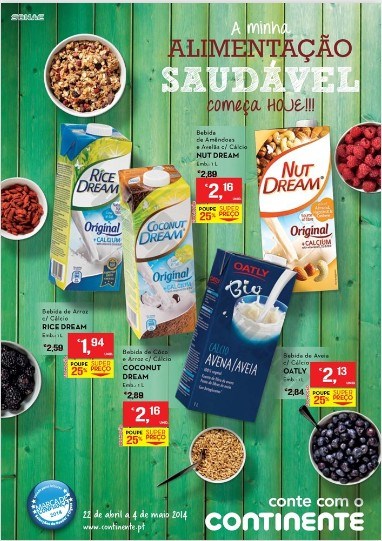 Novo folheto | CONTINENTE | Vida Saudável até 4 de maio