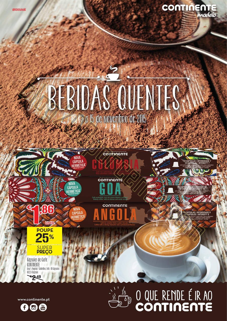 Antevisão Folheto CONTINENTE - MODELO Bebidas que