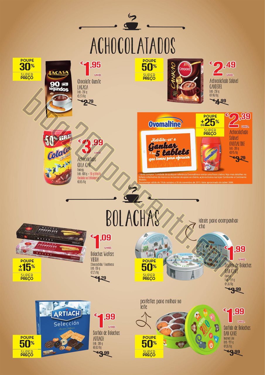 Antevisão Folheto CONTINENTE - MODELO Bebidas que
