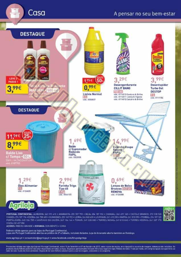 Antevisão Folheto AGRILOJA de 10 setembro a 7 out