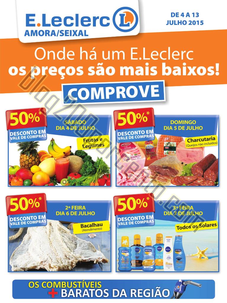Antevisão Folheto E-LECLERC AMORA - SEIXAL de 4 a