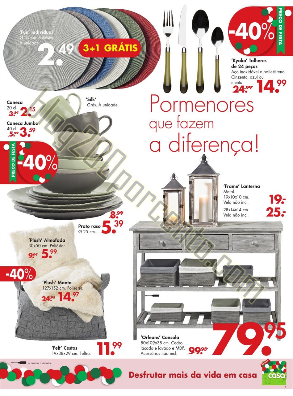 Novo Folheto Natal CASA promoções até 29 novemb