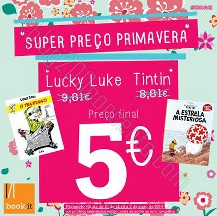 Promoções | BOOK.IT | até 5 maio - Livros desde 1€
